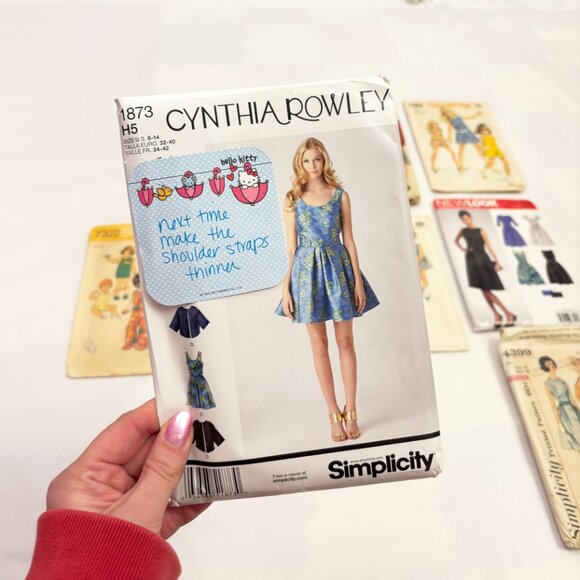 Lot of 12 sewing patterns for women and kids - assorted sizes - Picture 5 of 13